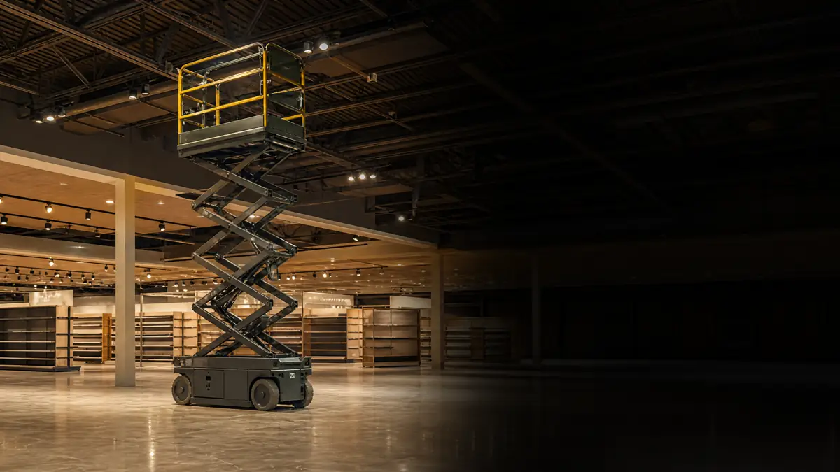 Electric Scissor Lifts jobsite access in Tallahassee